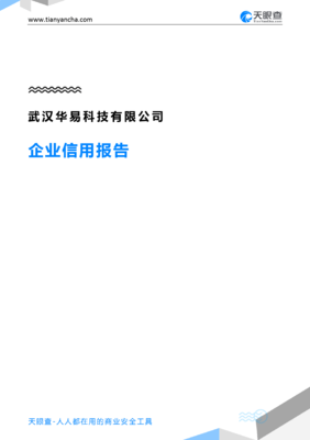 武汉华易科技(企业信用报告)- 天眼查
